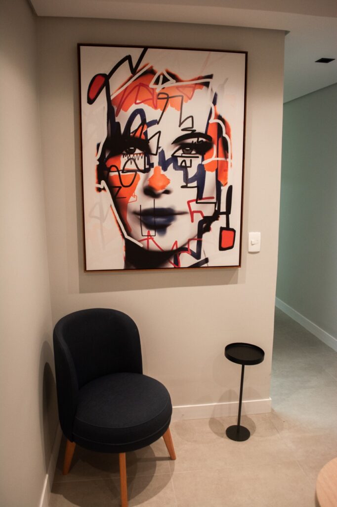 sala de espera da clínica da dermatologista em sp lara yugar
